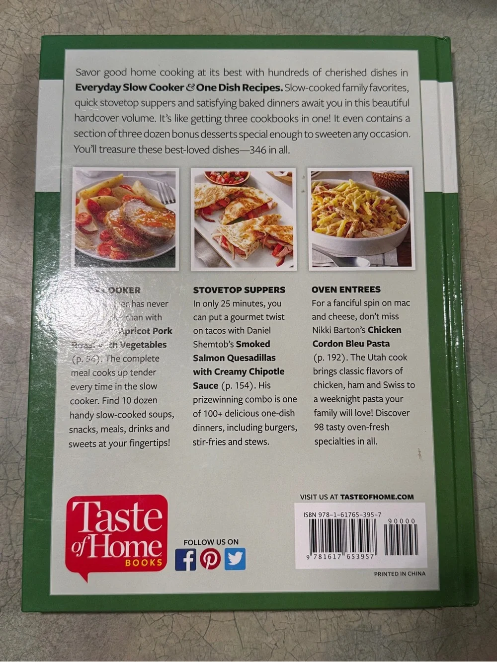 Taste of Home Slow Cooker & One-Dish Recipes - Red Cover